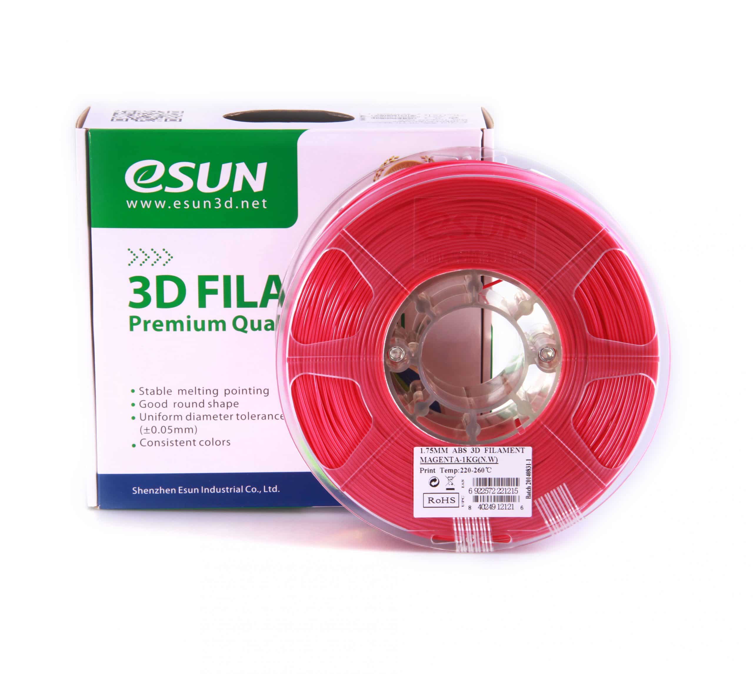 eSUN ABS+ 1kg 1.75mm Magenta