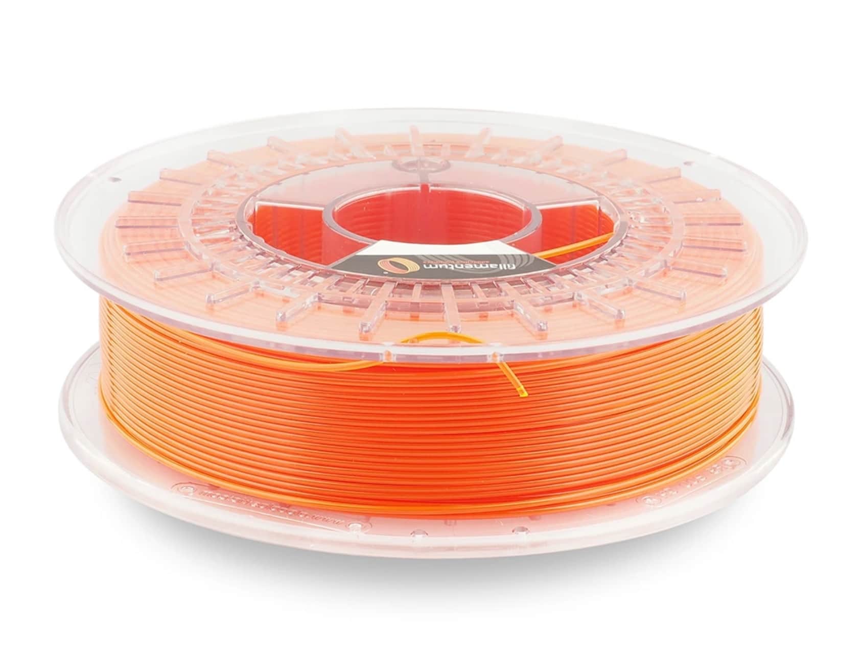 Fillamentum CPE HG100 0.75kg 2.85mm Neon Orange Transparent