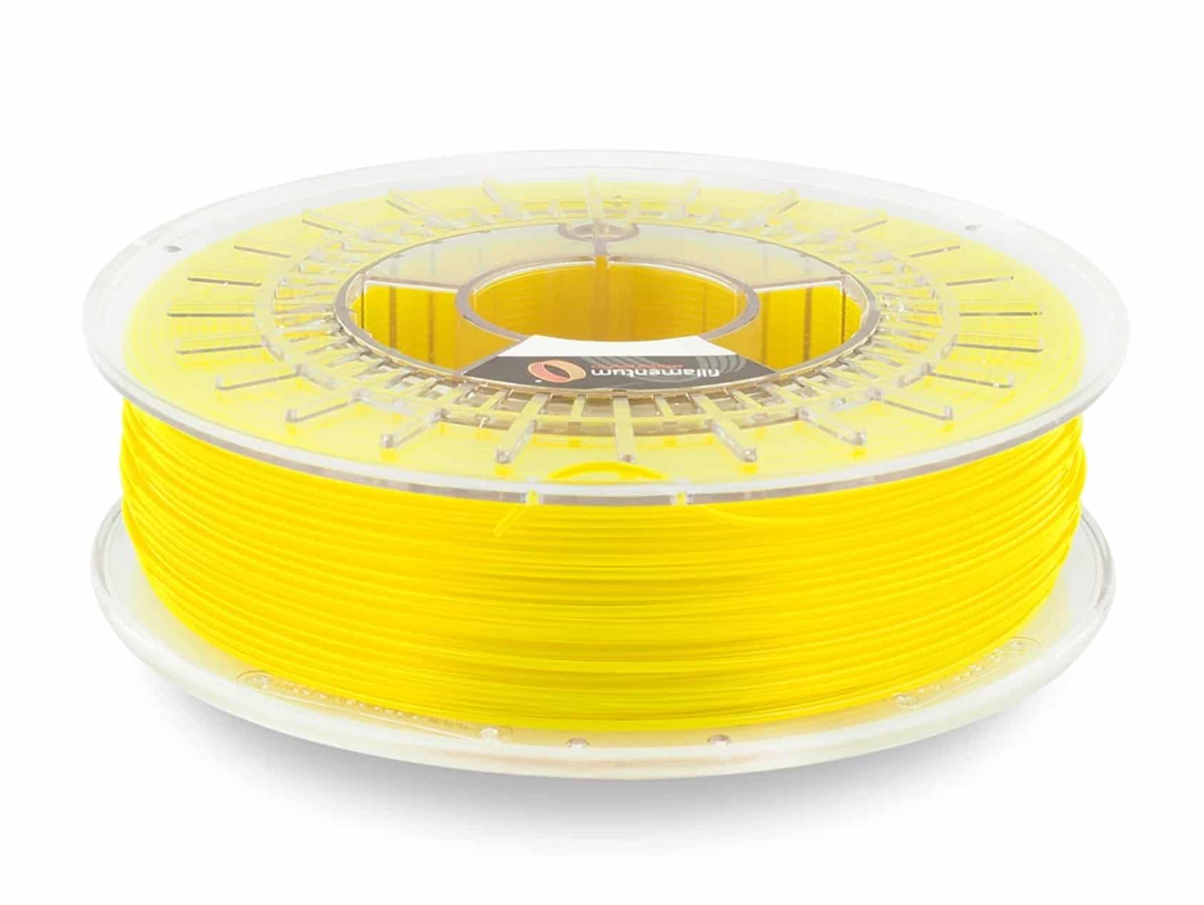 Fillamentum CPE HG100 0.75kg 2.85mm Neon Yellow Transparent