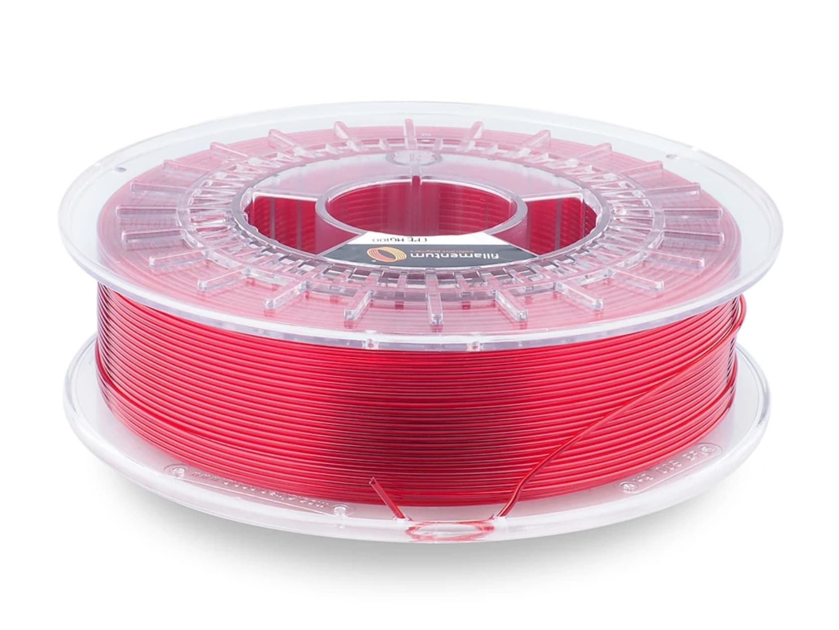 Fillamentum CPE HG100 0.75kg 2.85mm Red Hood Transparent