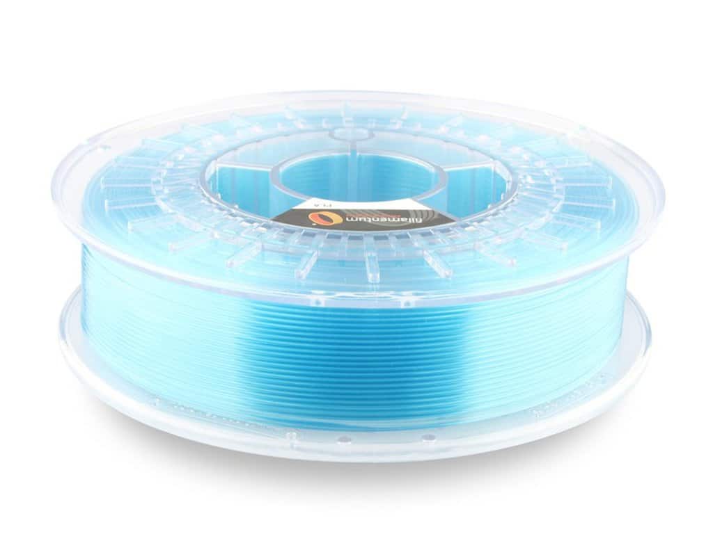 Fillamentum PLA Extrafill 0.75kg 1.75mm Crystal Clear Iceland Blue
