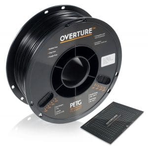 OVERTURE PETG 1kg 1.75mm Black