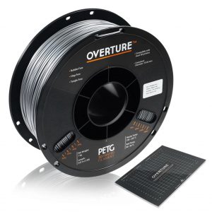 OVERTURE PETG 1kg 1.75mm Space Gray