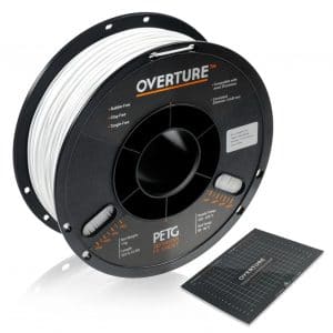 OVERTURE PETG 1kg 1.75mm White