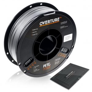 OVERTURE PETG 1kg 2.85mm Space Gray