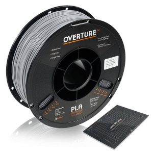 OVERTURE PLA 1kg 1.75mm Light Gray