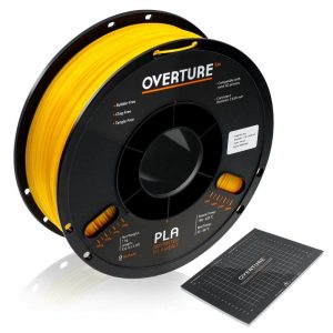 OVERTURE PLA 1kg 1.75mm Yellow