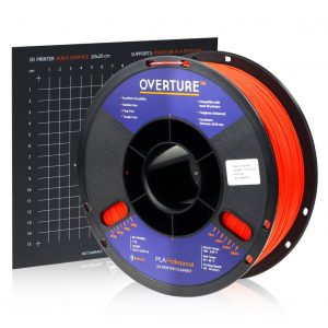 OVERTURE PLA Professional 1kg 1.75mm Red