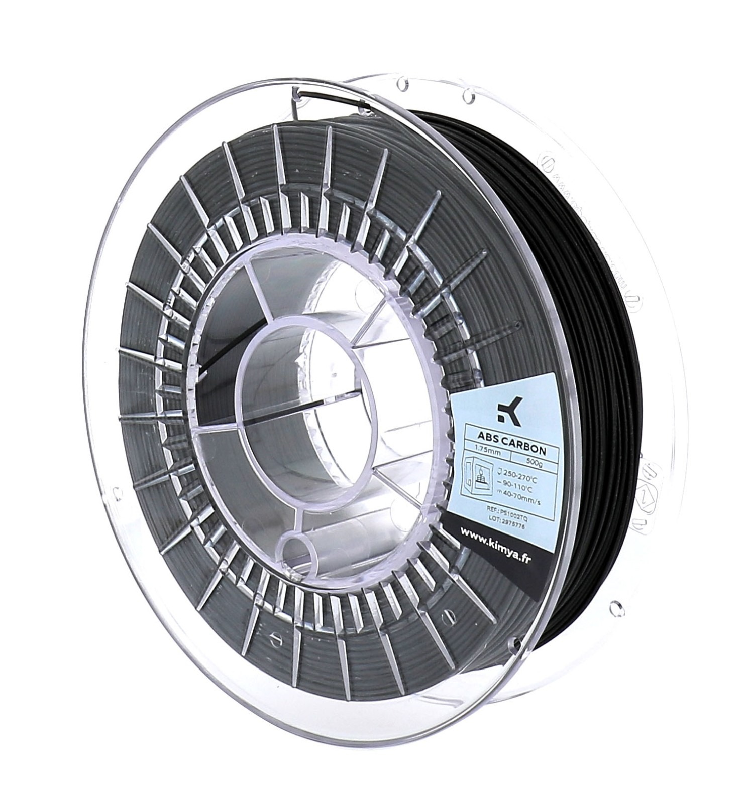 Kimya ABS Carbon 0.5kg 1.75mm Black